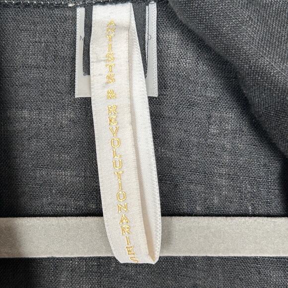 Artists & Revolutionaries Womens Trip to Paris Trench coat linen Lagenlook - Picture 4 of 8